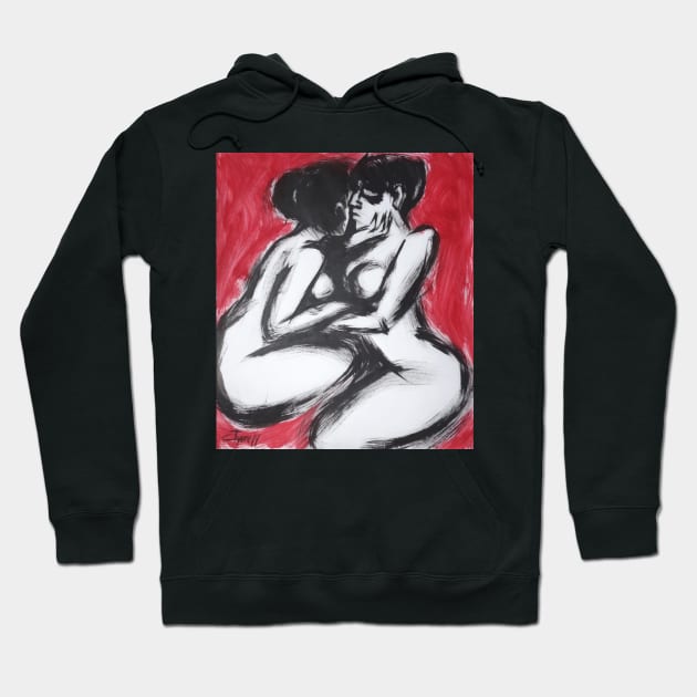 Lovers - Soft and Tender Hoodie by CarmenT